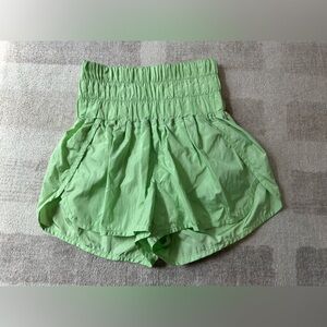 Free People Movement The Way Home Shorts Green (Size S)